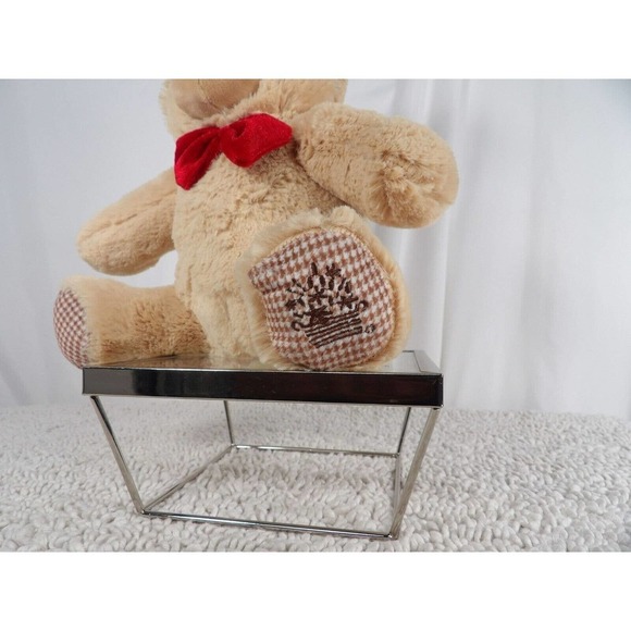 Edible Arrangements Brown EDI Red Bow Soft Teddy Bear Stuffed Animal Plush Toy - Picture 6 of 9